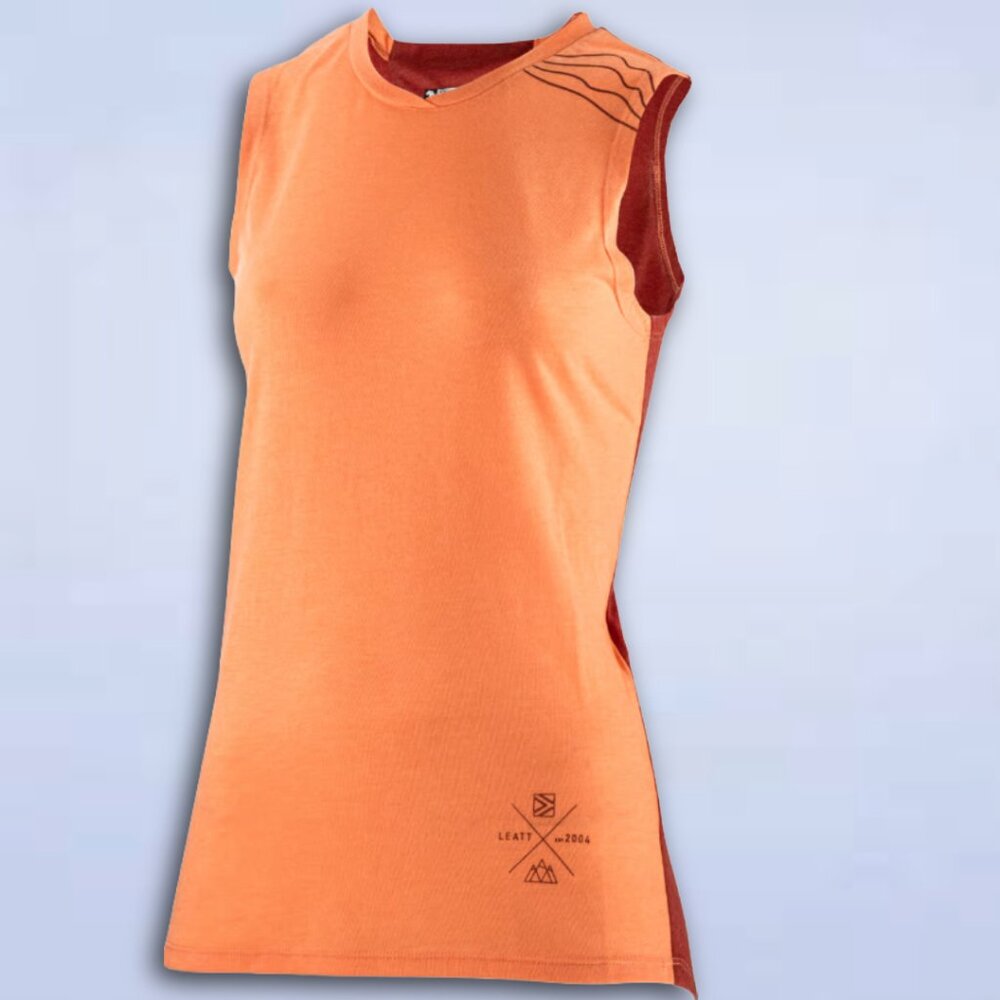 Leatt AllMtn 2.0 Women’s MTB Tank Top Peach | Size Extra Large